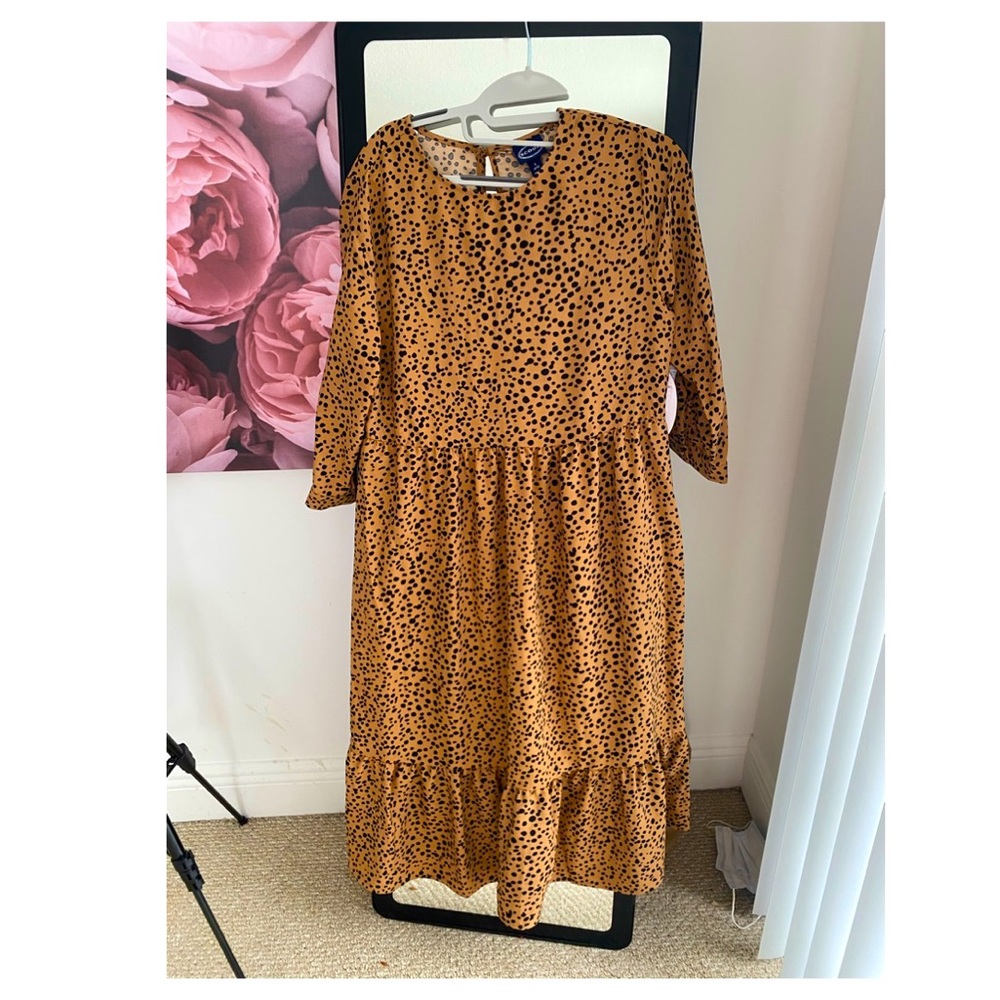 Leopard Print Maxi Dress